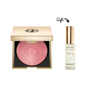 Glimmer Glow Blush   FREE Mini Instant Light Makeup Base At 14% OFF