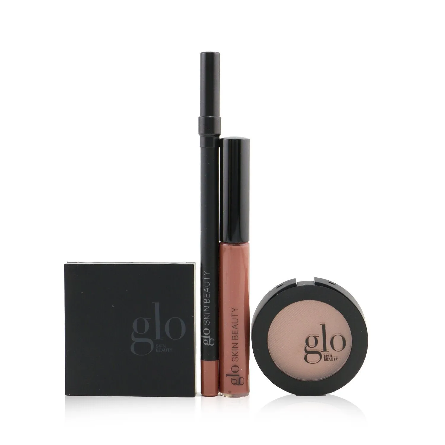 Glo Skin Beauty Desk to Datenight (Mini Shadow Quad   Blush   Lip Pencil   Lip Gloss) - # Rebel Angel  4pcs