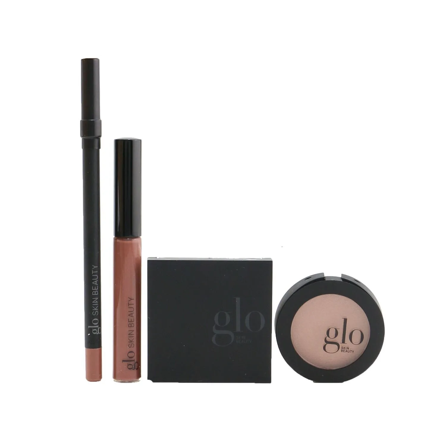Glo Skin Beauty Desk to Datenight (Mini Shadow Quad   Blush   Lip Pencil   Lip Gloss) - # Rebel Angel  4pcs