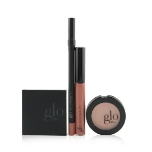 Glo Skin Beauty Desk to Datenight (Mini Shadow Quad   Blush   Lip Pencil   Lip Gloss) - # Rebel Angel  4pcs