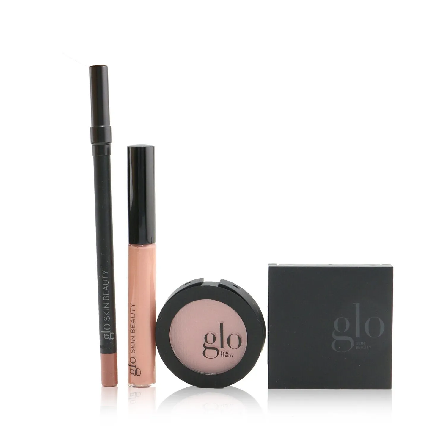 Glo Skin Beauty Desk to Datenight (Mini Shadow Quad   Blush   Lip Pencil   Lip Gloss) - # Rebel Angel  4pcs