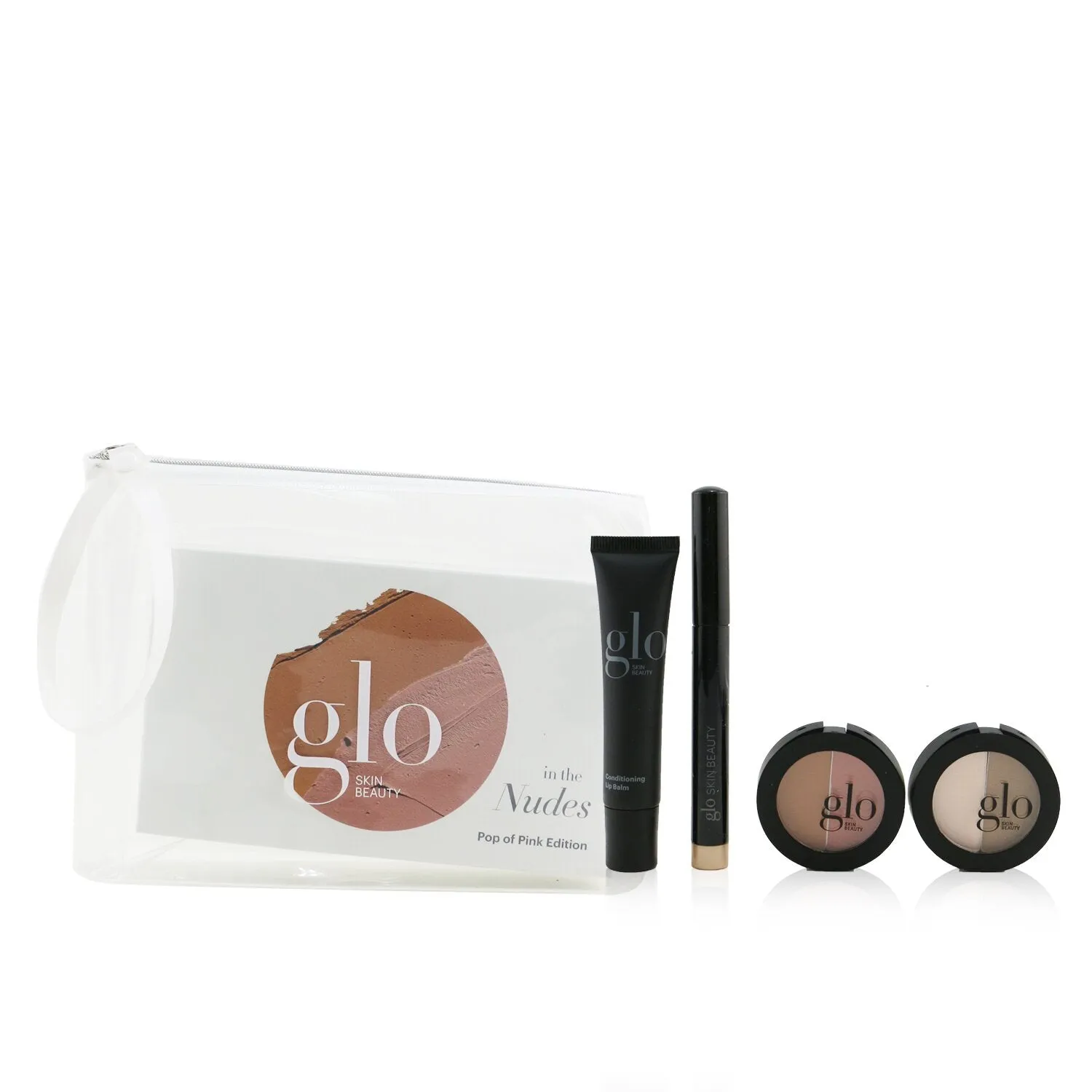 Glo Skin Beauty In The Nudes (Shadow Stick   Cream Blush Duo   Eye Shadow Duo   Lip Balm) - # Backlit Bronze Edition  4pcs 1bag
