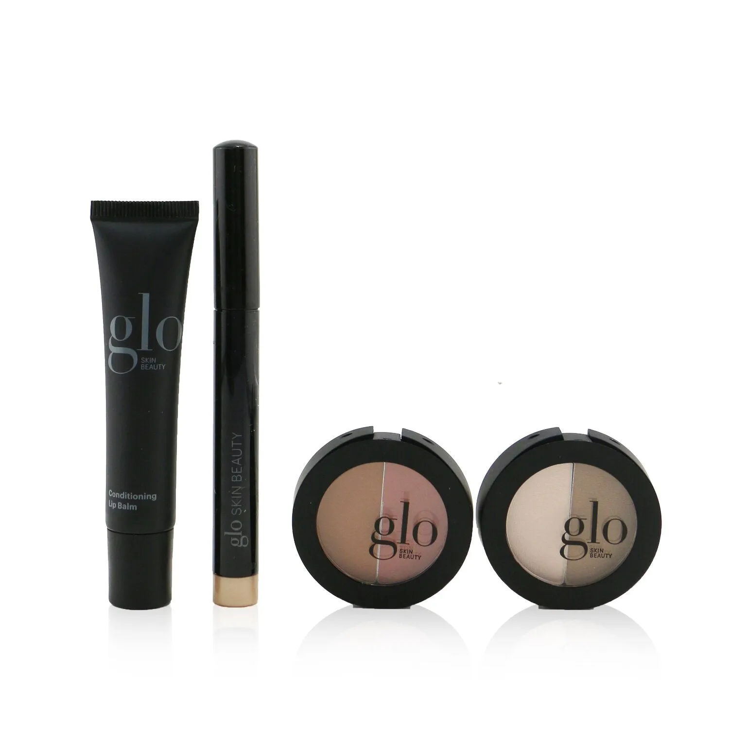 Glo Skin Beauty In The Nudes (Shadow Stick   Cream Blush Duo   Eye Shadow Duo   Lip Balm) - # Backlit Bronze Edition  4pcs 1bag