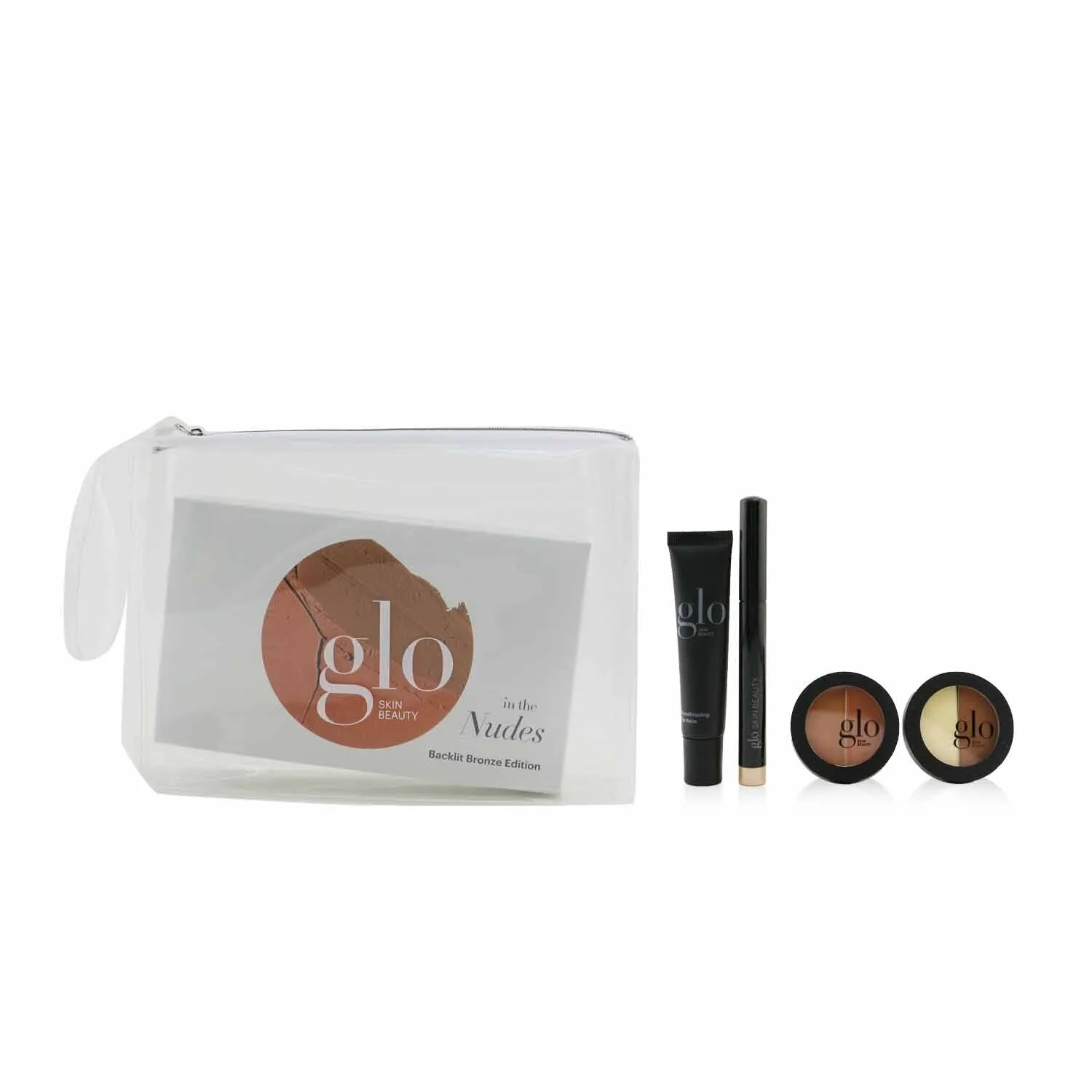 Glo Skin Beauty In The Nudes (Shadow Stick   Cream Blush Duo   Eye Shadow Duo   Lip Balm) - # Backlit Bronze Edition  4pcs 1bag