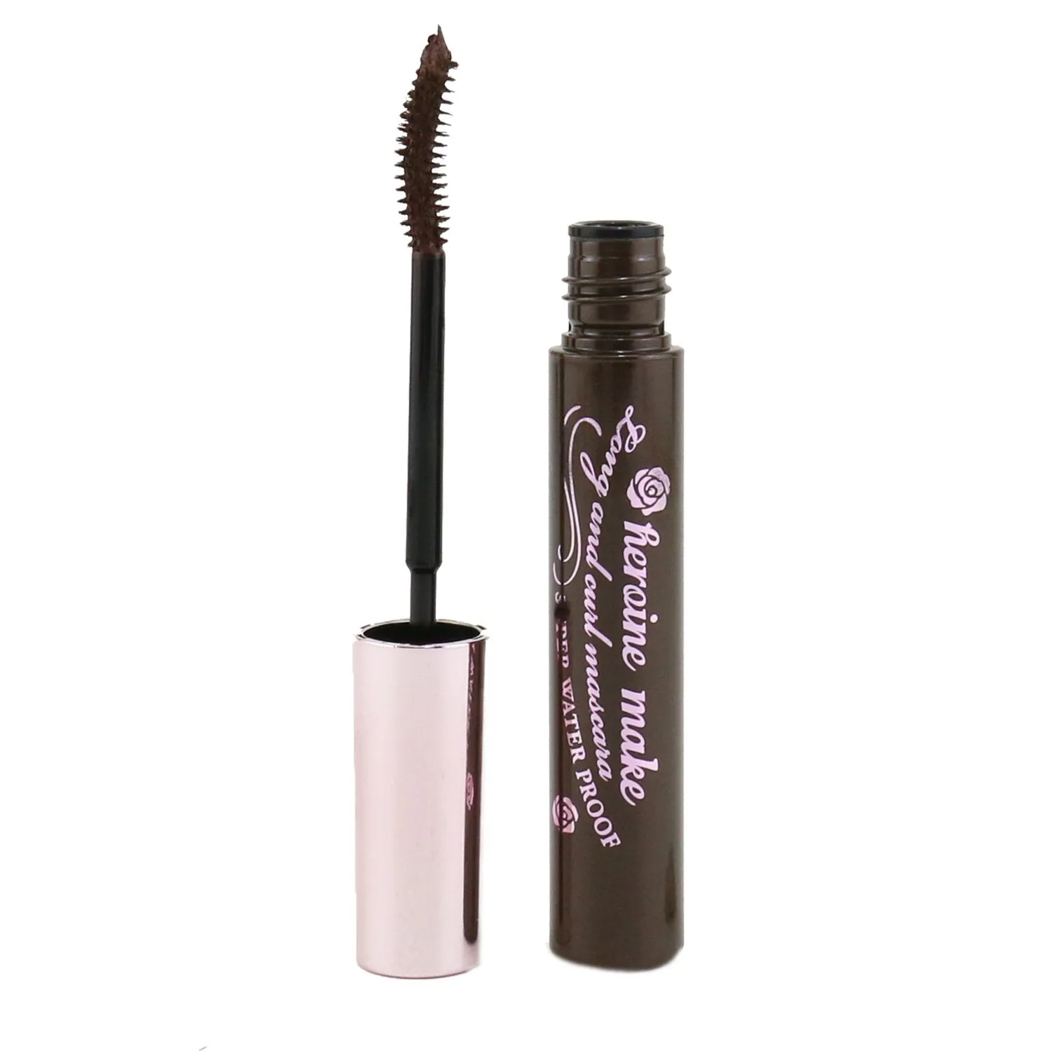 KISS ME Heroine Make Long And Curl Mascara Super Waterproof - # 02 Brown  6g/0.21oz
