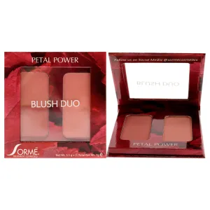 Sorme Cosmetics Blush Duo Compacts - Petal Power by Sorme Cosmetics for Women - 2 x 0.12 oz Blush