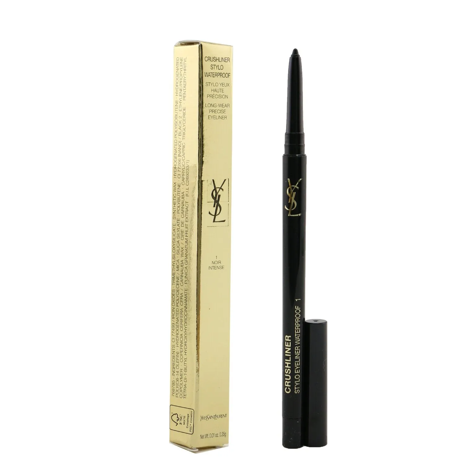 Yves Saint Laurent Crushliner Stylo Waterproof Eyeliner - # 04 Bordeaux Audacieux  0.35g/0.01oz